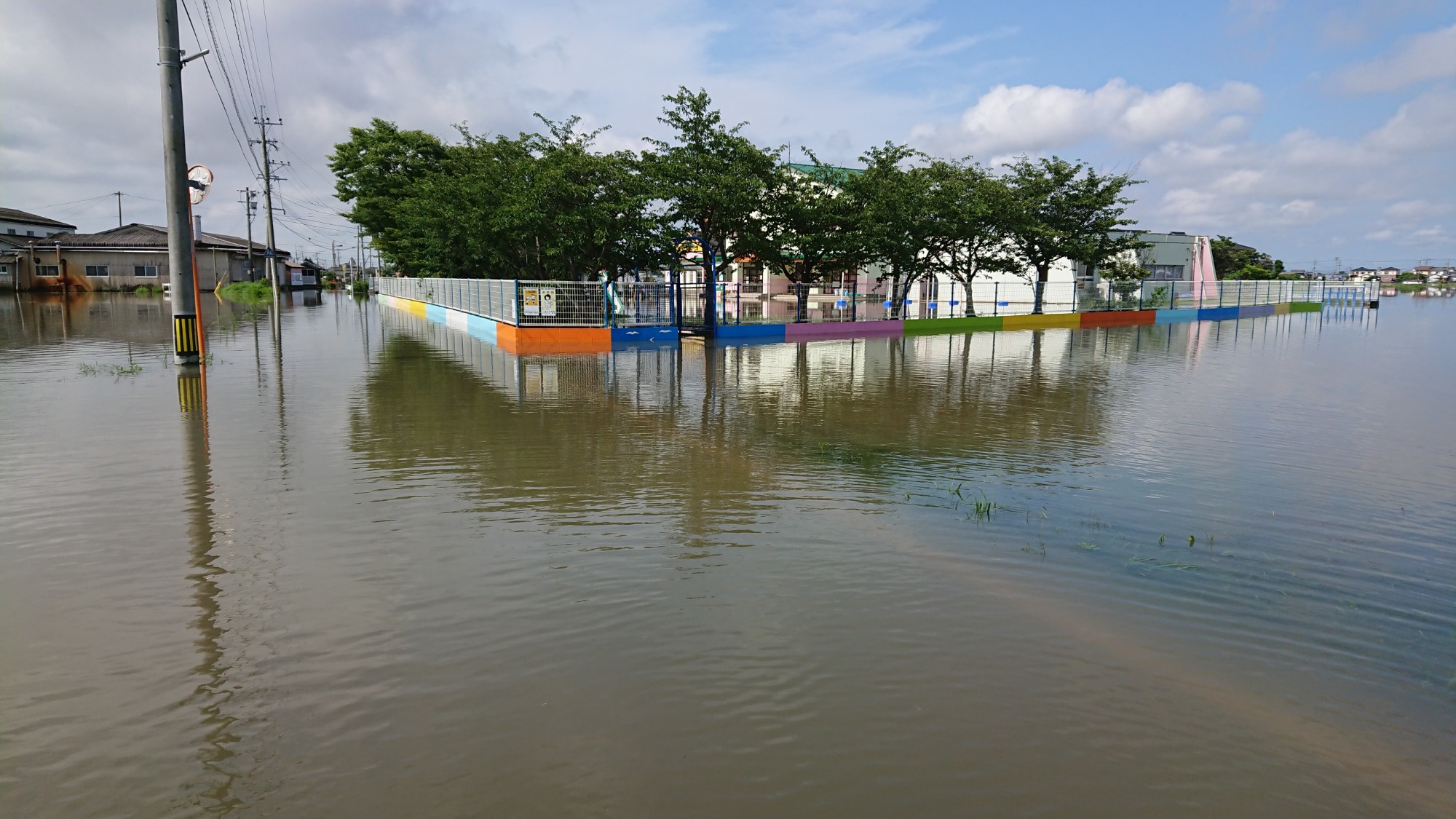 城島すみれ幼稚園　令和2年7月豪雨